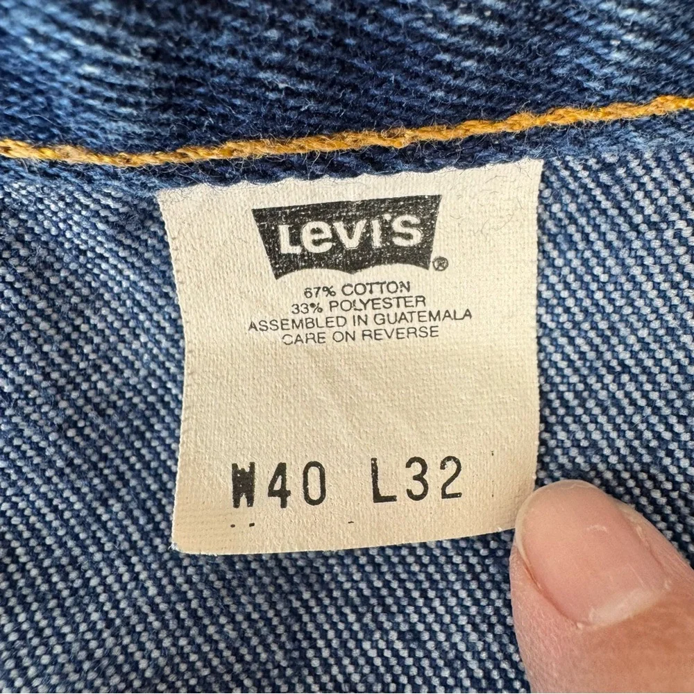 Vintage Levi’s 517‎ Jeans Men’s 40 x 32 Blue Bootcut Black Tab Western Rodeo